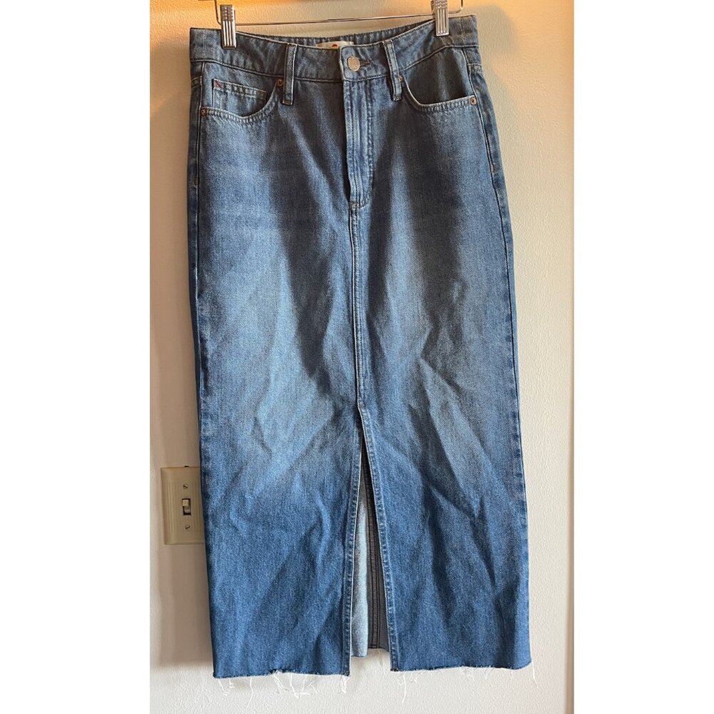 Marine Layer Denim Midi Skirt